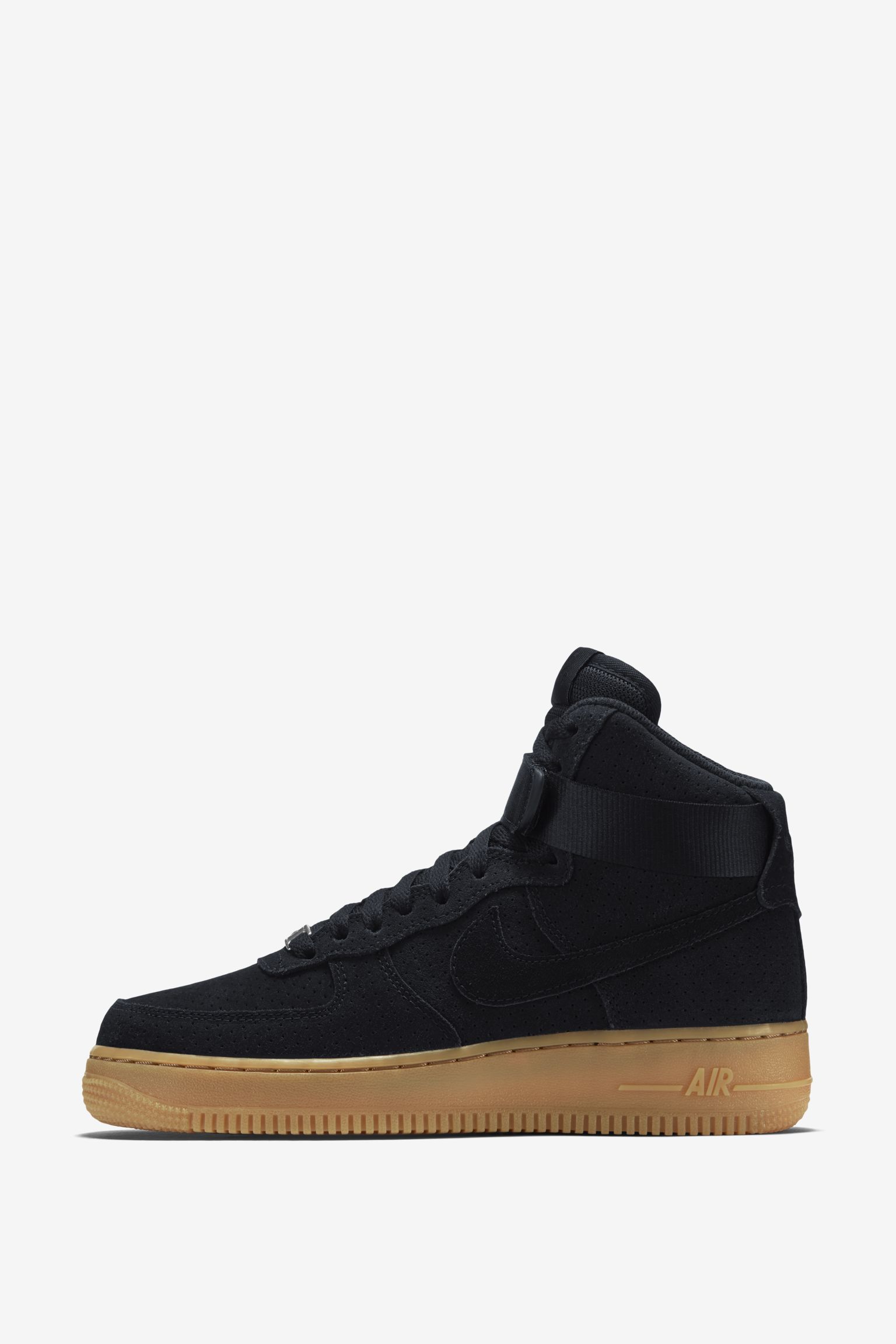 black air force one gum sole