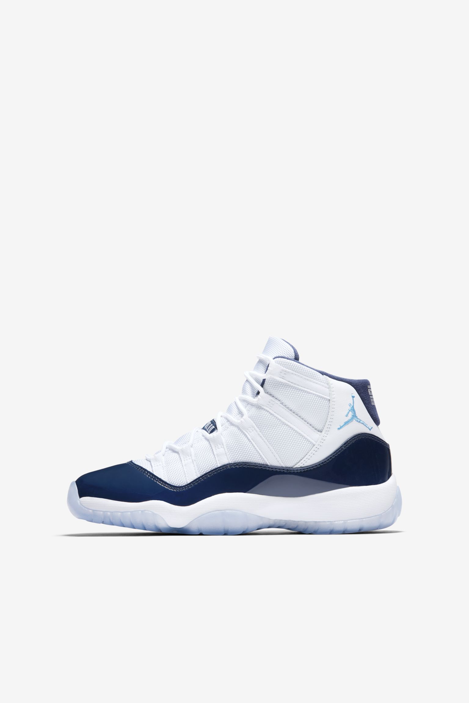 blue and white 11s jordans