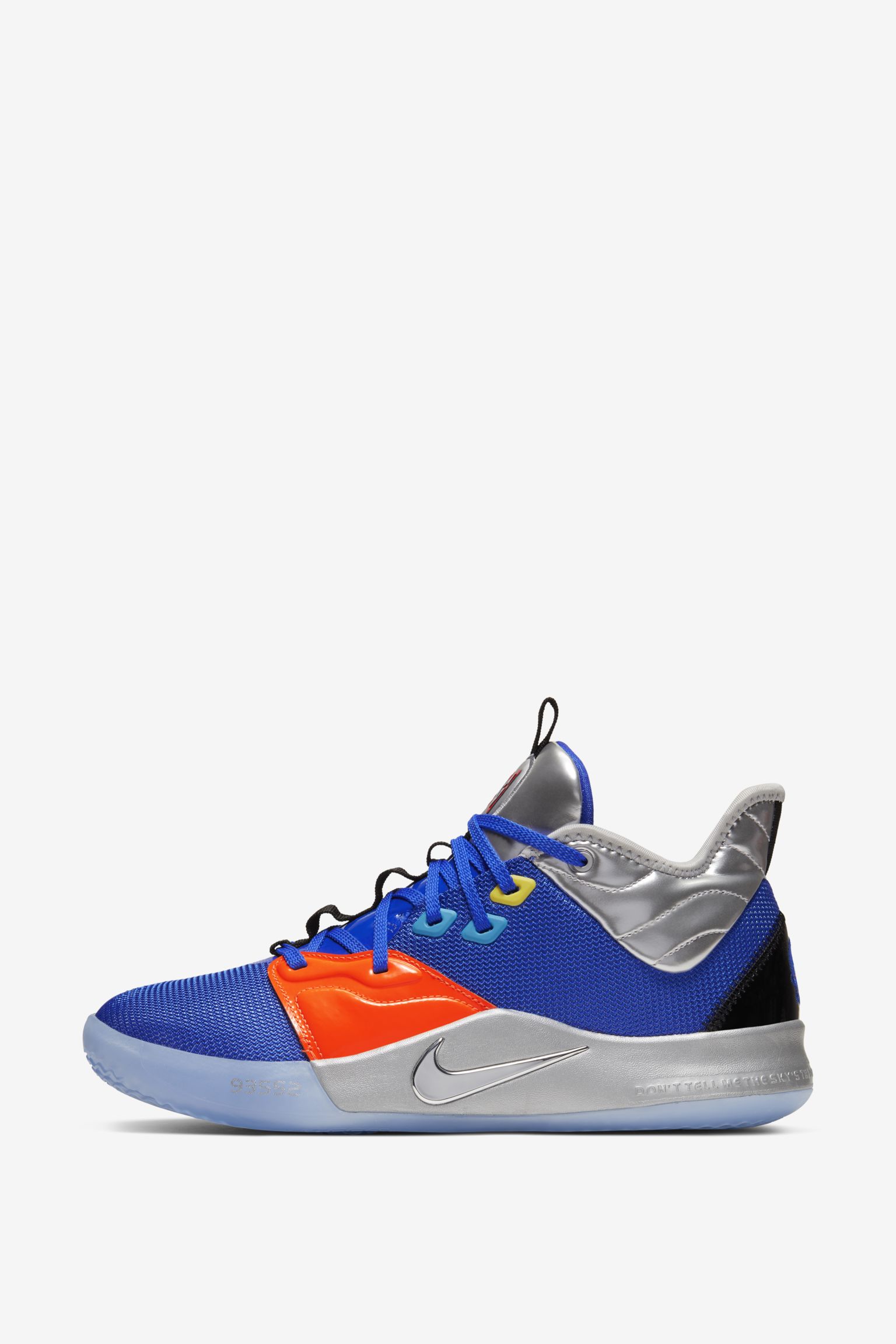 早割 旅行 PG SNKRS Nike Date. Release Blue' 'NASA 3 シューズ(男性用)