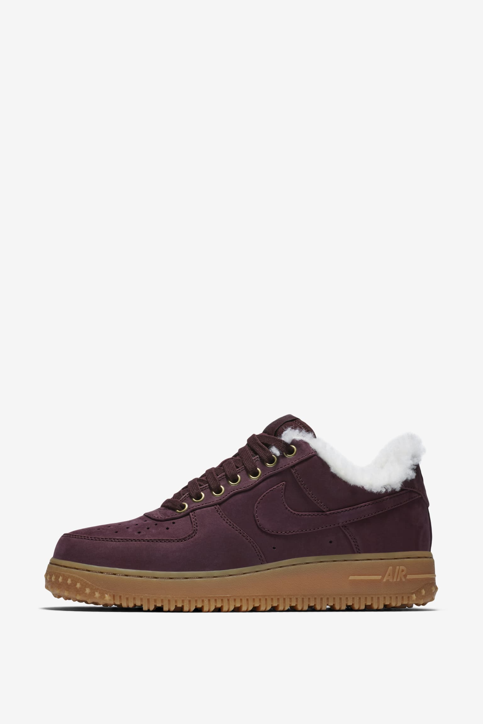 公式正規品!★AIR FORCE 1 PREMIUM WINTER 'BURGUNDY CRUSH' Nike Air Force 1 Premium Winter Burgundy Crush men's Sz 6.5