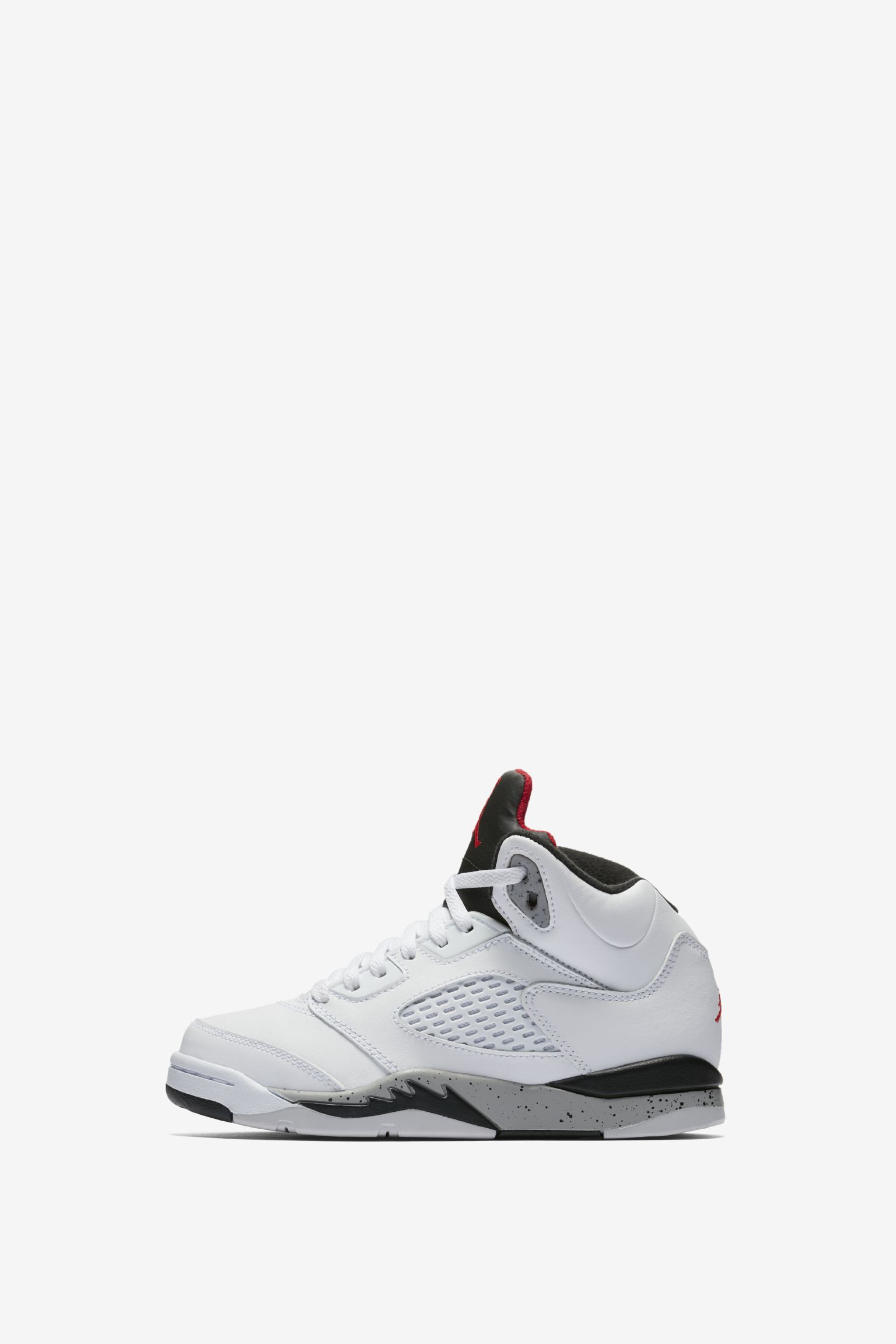 air jordan v black university red