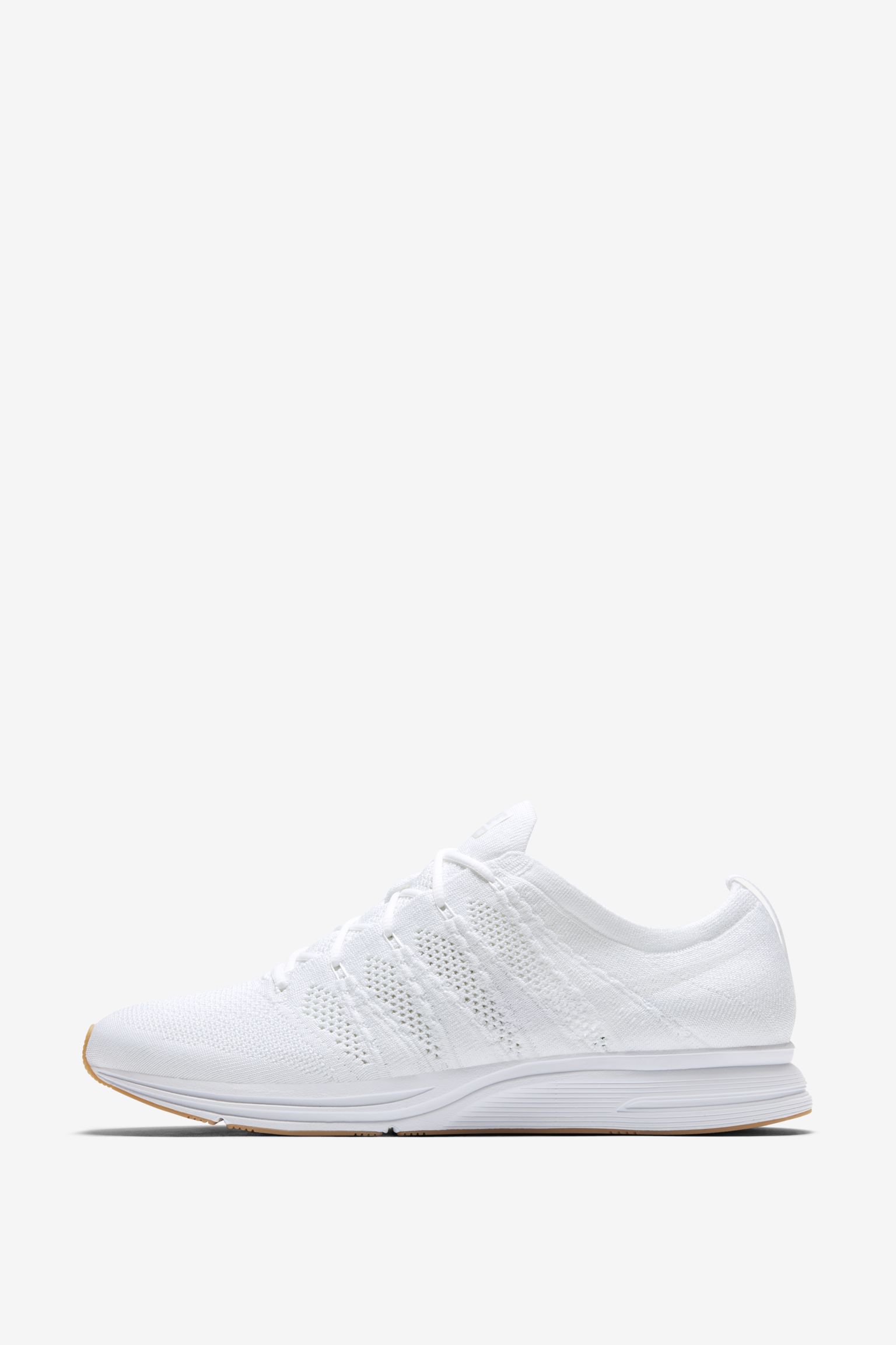 flyknit trainer triple white