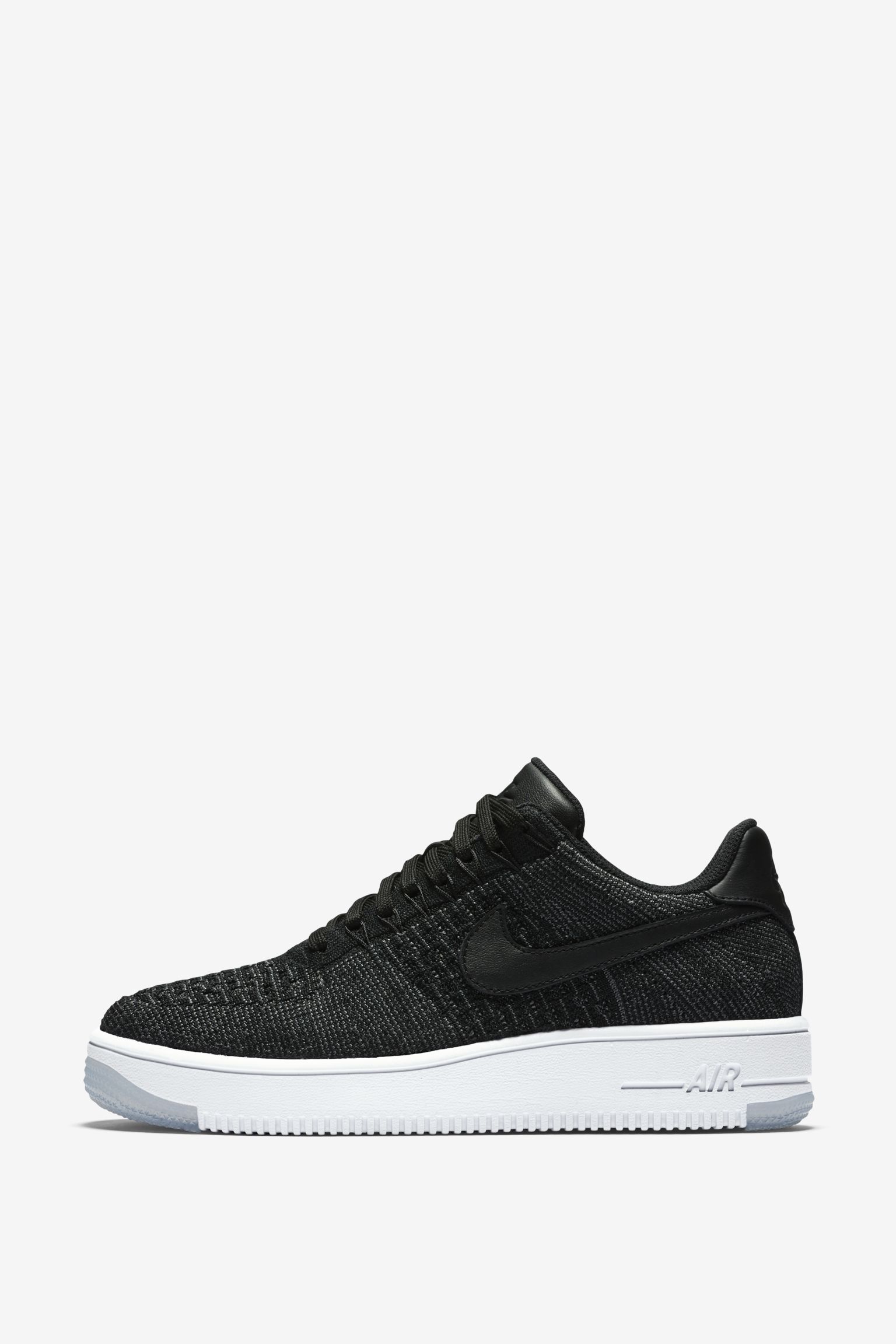 af1 black flyknit