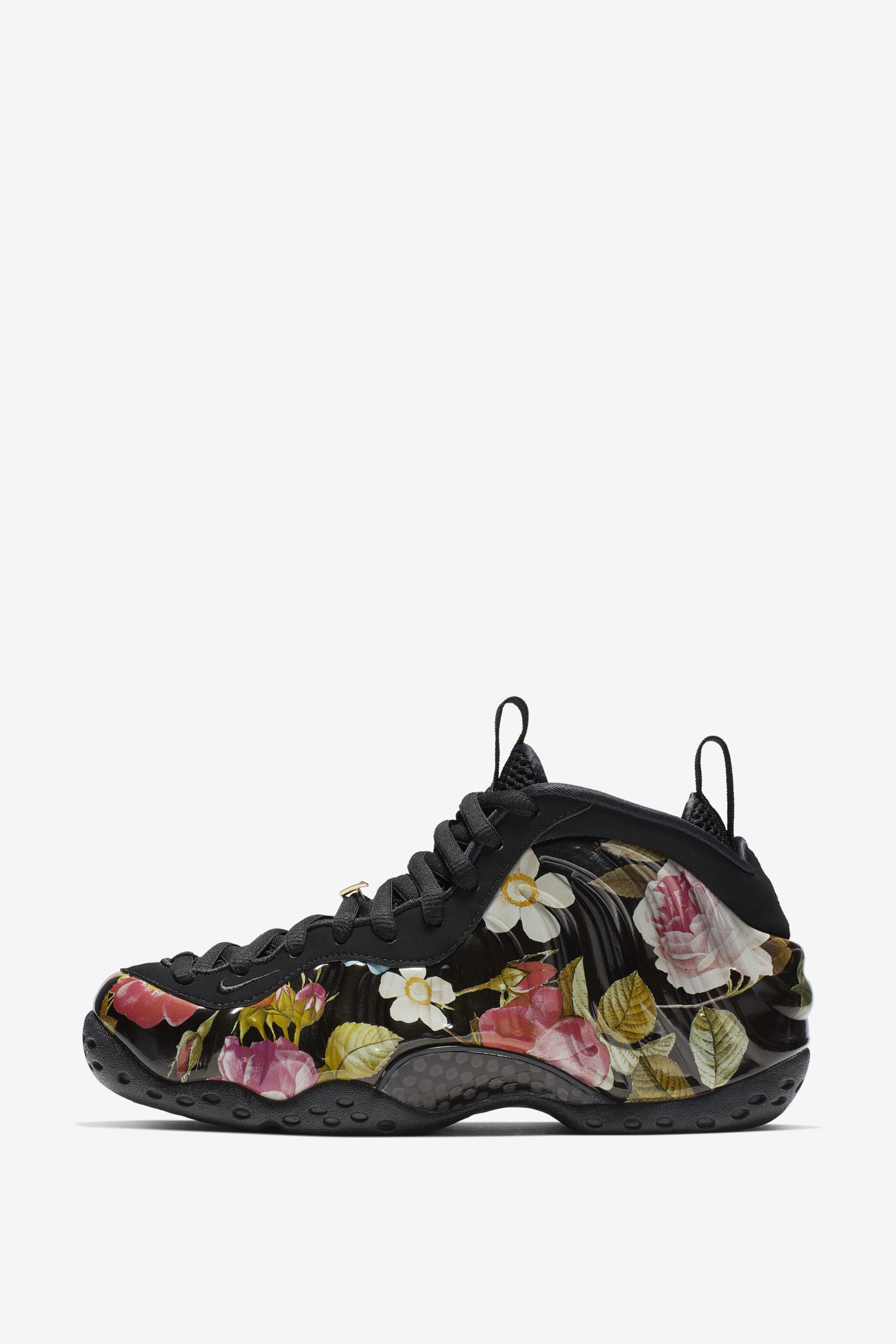 買取り実績  One Foamposite Air Women's 'Floral SNKRS Nike Black'. & 靴