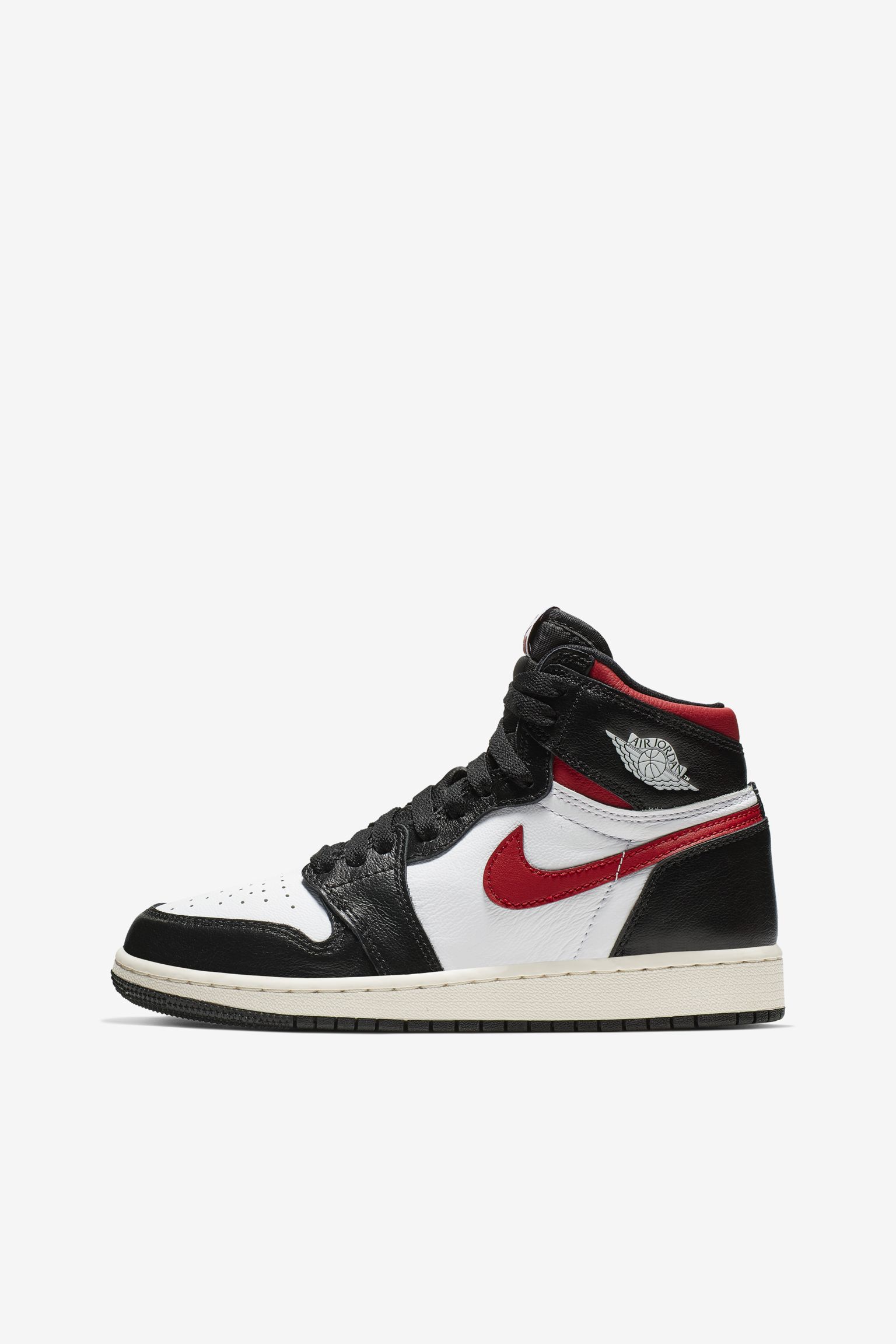 jordan 1s red black white