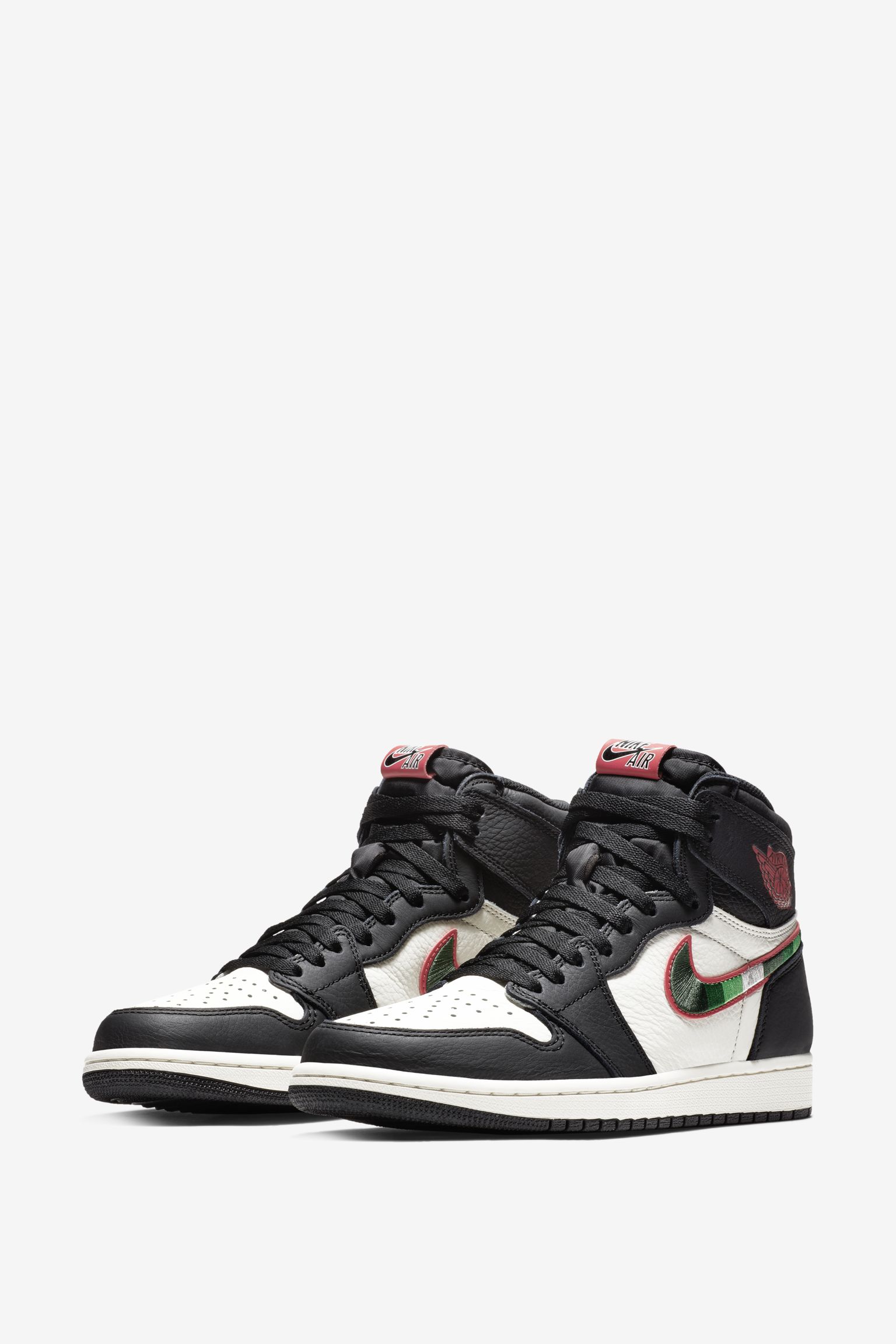 【希少】ナイキ エアジョーダン 23 刺繍 スタジャン XL 黒 本革 赤 AIR JORDAN 1 - スニーカーショップSKIT