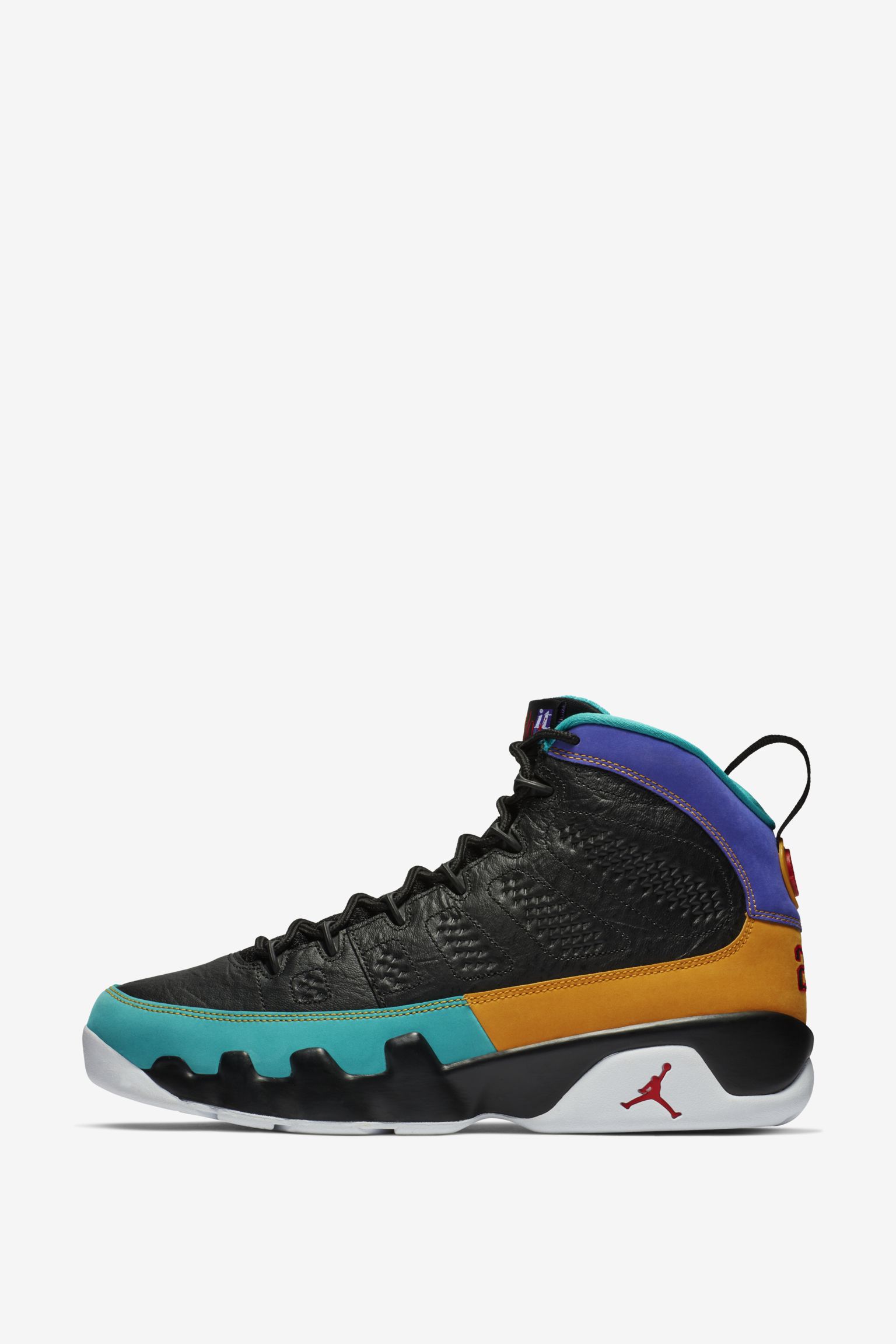 Air Jordan 9 ブラック/ブルー/レッド/イエロー air-jordan-9-black-dark-