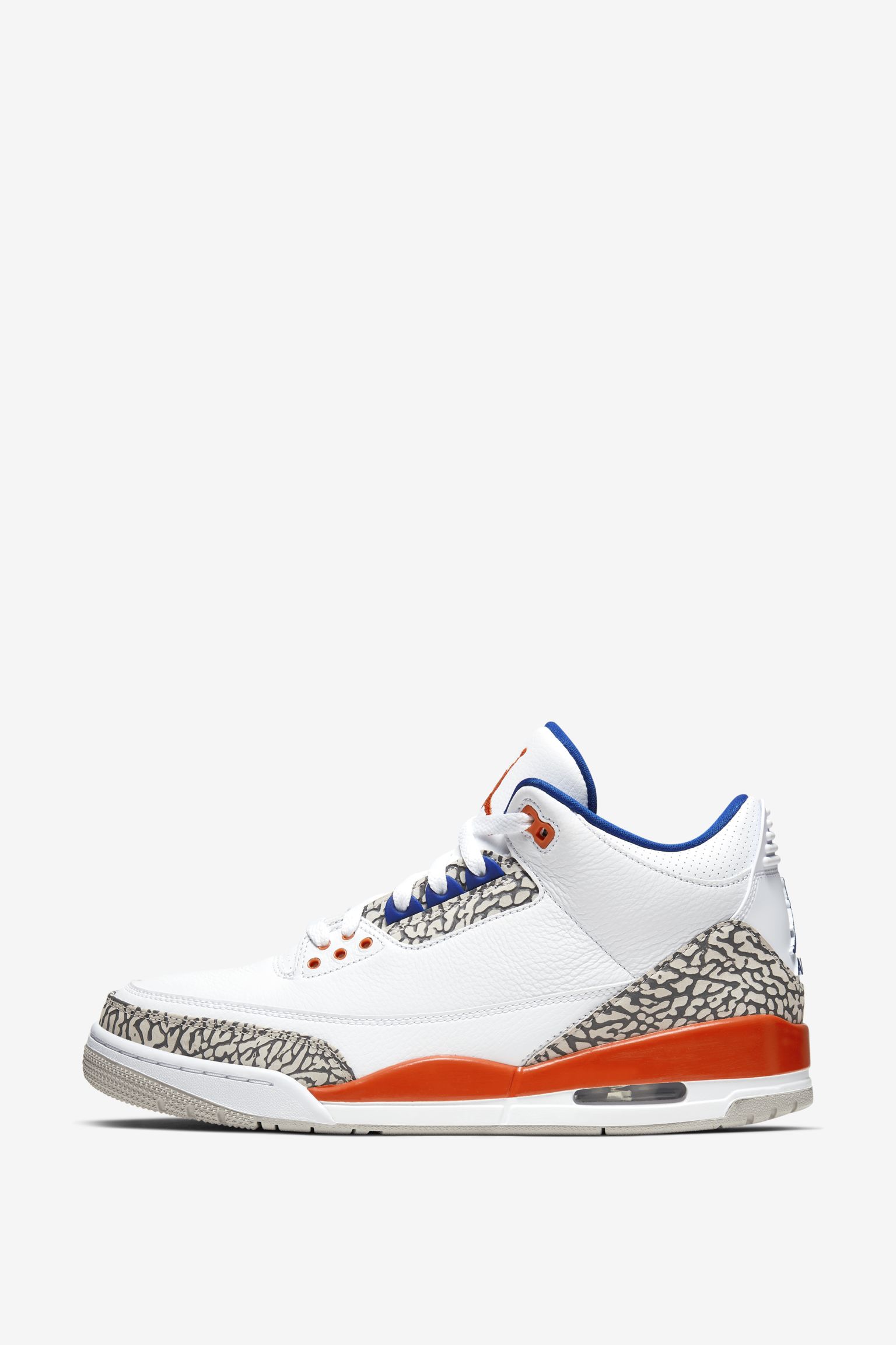 Nike Air Jordan 1 Retro Mid Knicks Wheaties Blue Orange