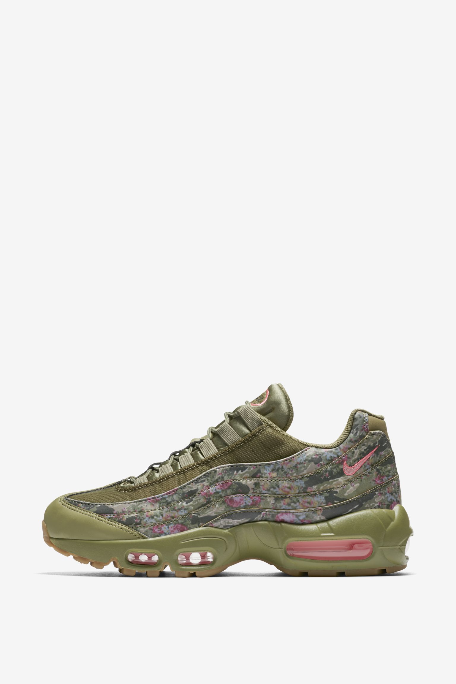 Women's Nike Air Max 95 'Neutral Olive & Arctic Punch' Release
