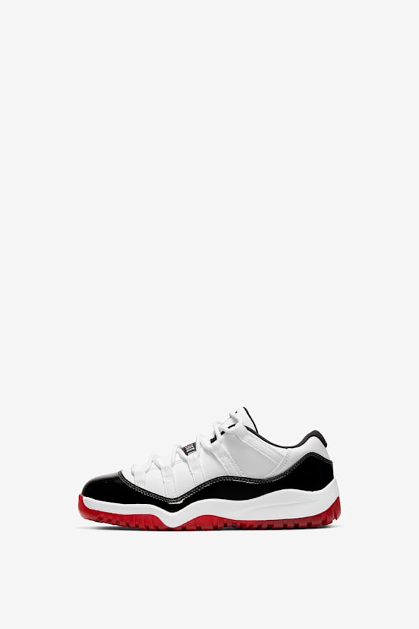 Jordan 11 red low cut sales