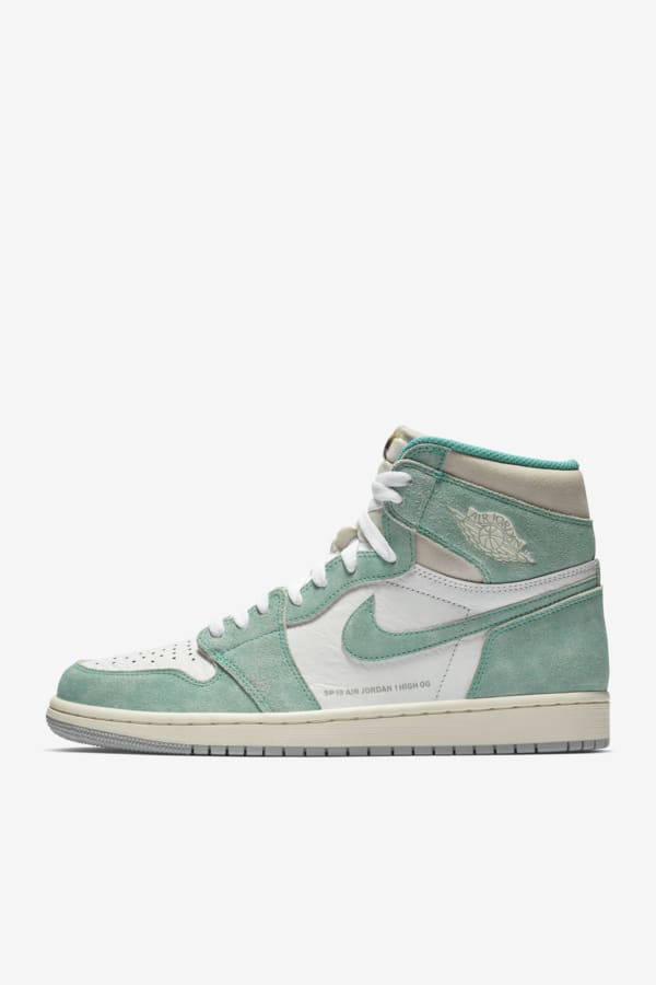 Air Jordan 1 Turbo Green and White and Light Smoke Grey Release Date. Nike SNKRS