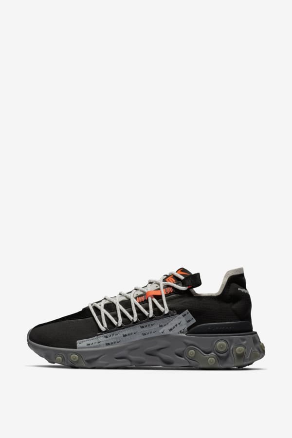 Nike React Runner WR ISPA Black and Metallic Silver and Gunsmoke Release Date. Nike SNKRS