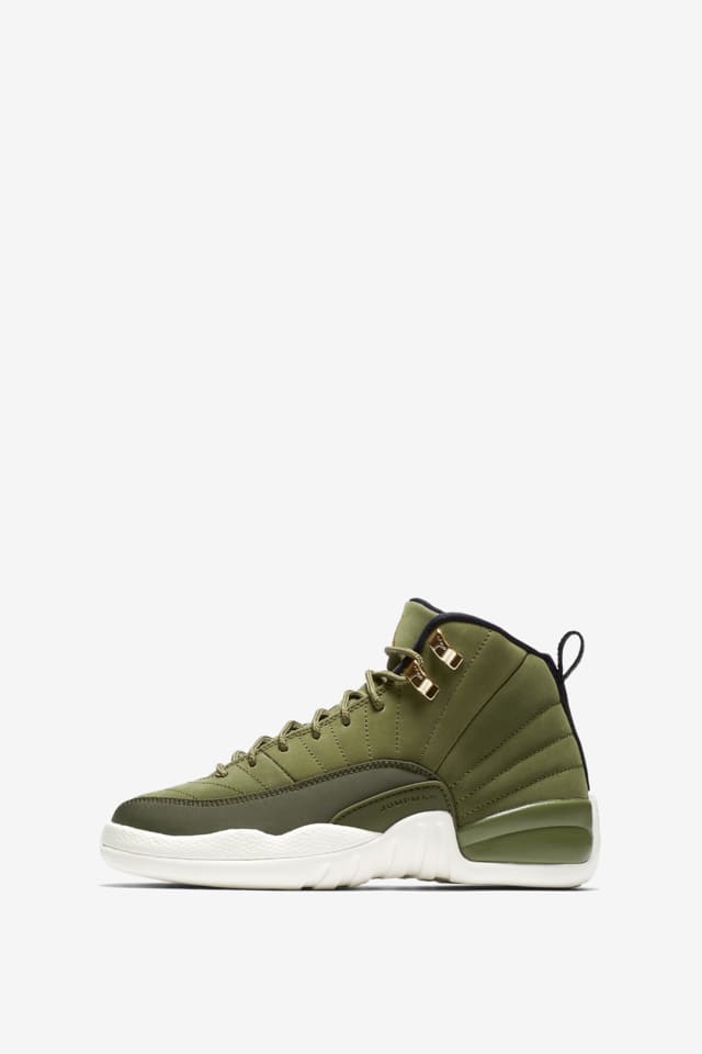 Air Jordan 12 Retro Olive Canvas Metallic Gold Release Date. Nike SNKRS