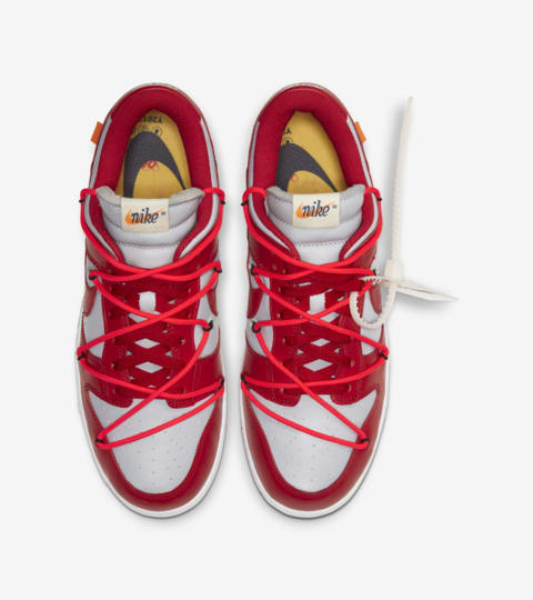 dunk low off white release