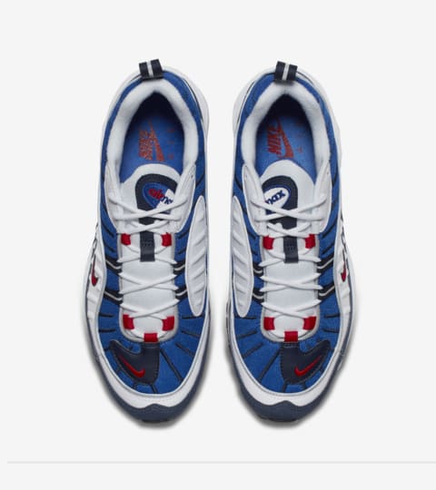 air max 98 blue black