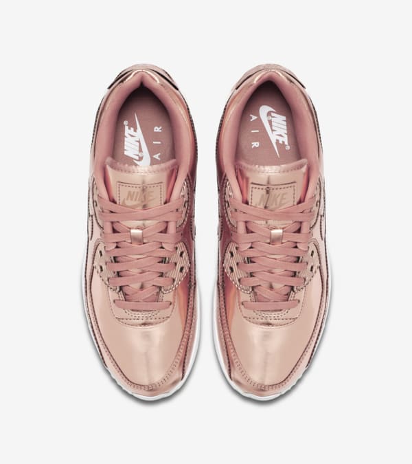 Women s Air Max 90 Metallic Rose Gold Release Date. Nike SNKRS