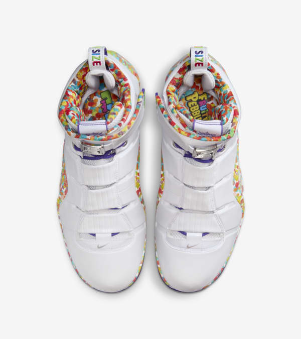 LeBron 4 Fruity PEBBLES DQ9310 100 release date. Nike SNKRS