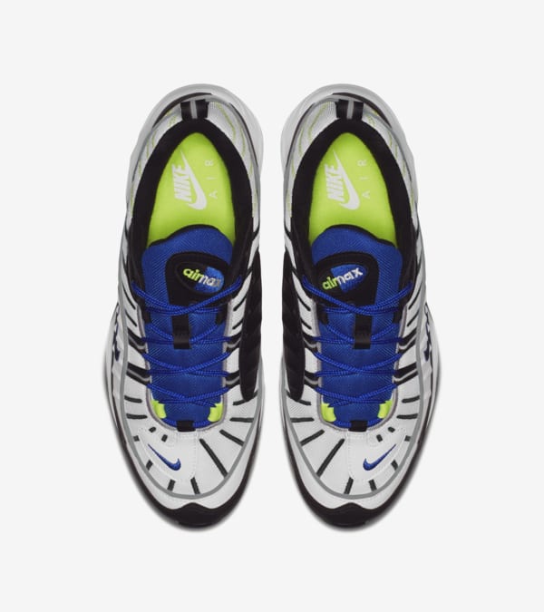 Nike Air Max 98 White Black Racer Blue Release Date. Nike SNKRS