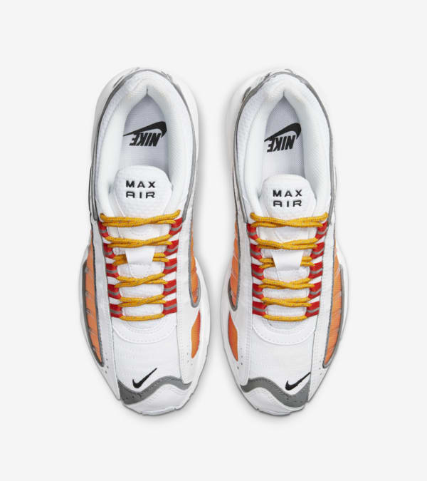 Women s Air Max Tailwind 99 University Gold Habanero Red Release Date. Nike SNKRS