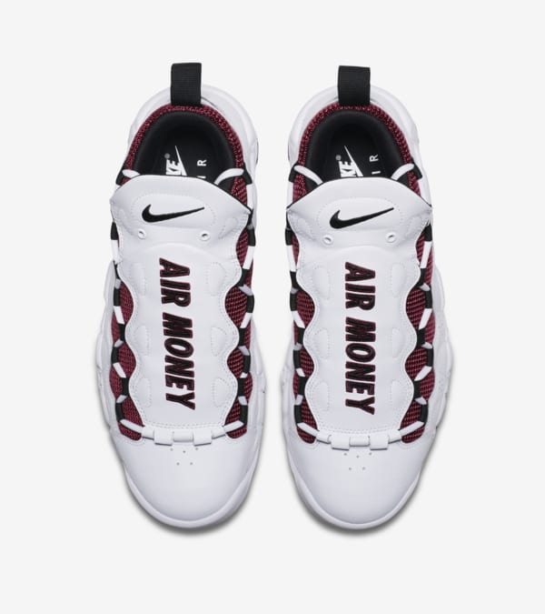 Nike Air More Money White Black University Red Release Date. Nike SNKRS