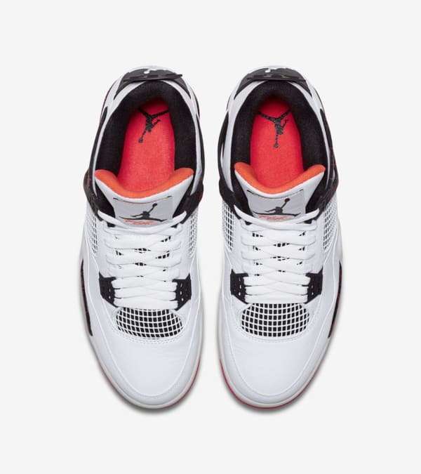 Air Jordan 4 White Bright Crimson Black Release Date. Nike SNKRS