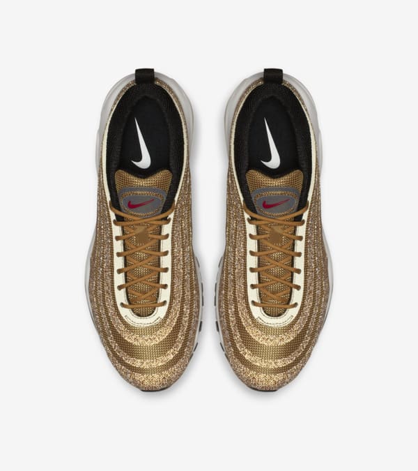 Gold swarovski crystals air max 97 deals