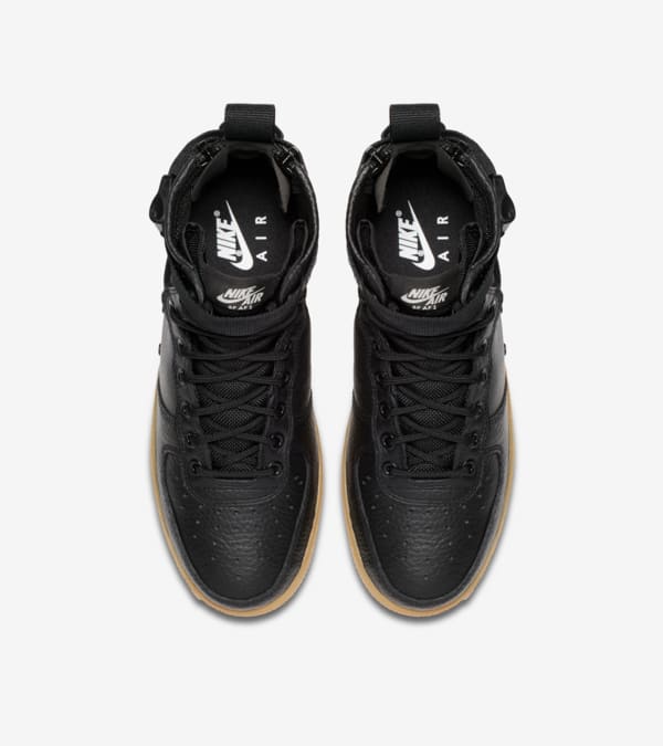 Af1 sf mid black top