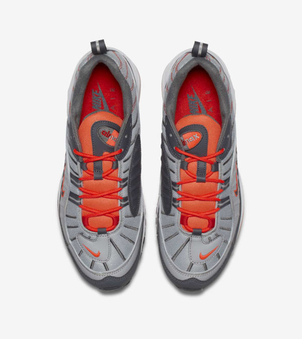 Nike Air Max 98 Wolf Grey Total Crimson Release Date. Nike SNKRS