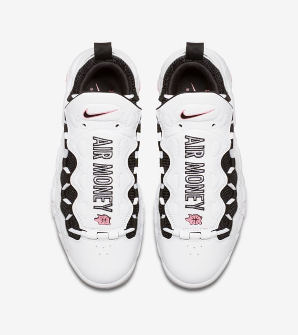 Nike Air More Money White Black Coral Chalk Release Date. Nike SNKRS