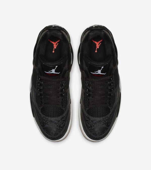 Black white gum jordan 4 2025
