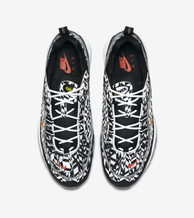 Nike Air Max 98 White Black Team Orange Erscheinungsdatum. Nike SNKRS