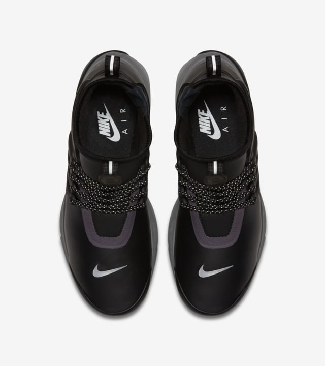 Women s Nike Air Presto Mid Utility Sneakerboot Black Reflect Silver Release Date. Nike SNKRS