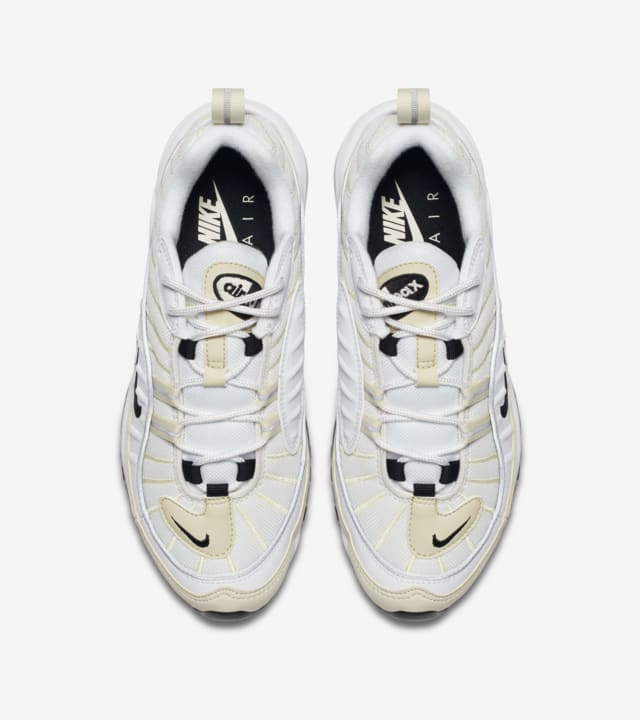 Nike Air Max 98 White Black Fossil fur Damen Erscheinungsdatum. Nike SNKRS