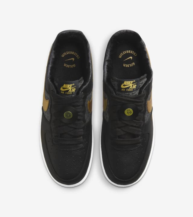 Get Air Force 1 ’07 Black and Metallic Gold for 0.00 @ Nike US
