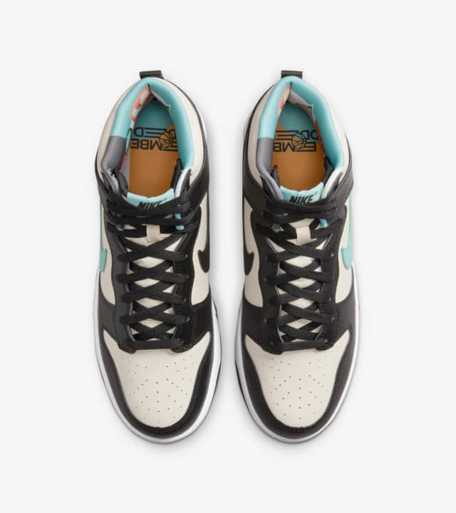 【NIKE公式】ナイキ ダンク HIGH レトロ EMB 'Pearl White and Washed Teal' (DO9455-200