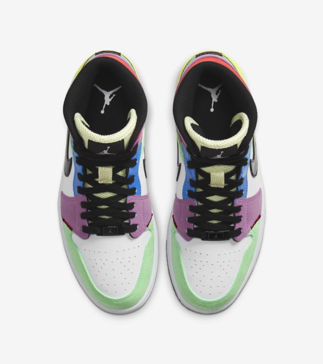 Modales móvil Adulto Women's Air Jordan 1 Mid 'Multicolor' Release Date. Nike SNKRS