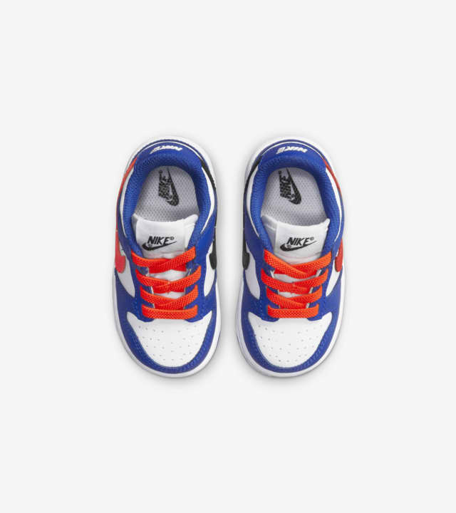 Toddler Dunk Low 'Bright Crimson and Game Royal' Release Date. Nike ...