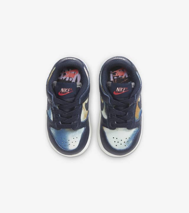 Toddler Dunk Low 'obsidian Graffiti' (dm0108-400) Release Date. Nike 