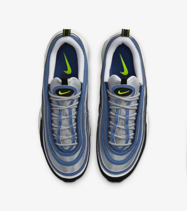 blue and yellow air max 97