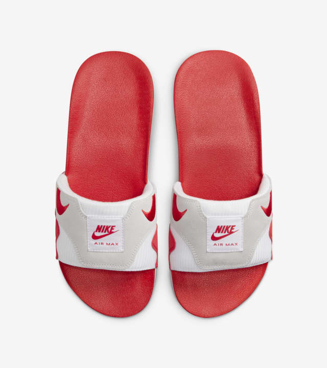 Air Max 1 Slides 'White and University Red' (DH0295-103) Release Date ...