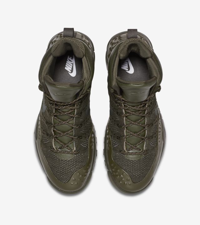 Nike Lupinek Flyknit Sneakerboot 'Cargo Khaki & Sequoia'. Release Date ...