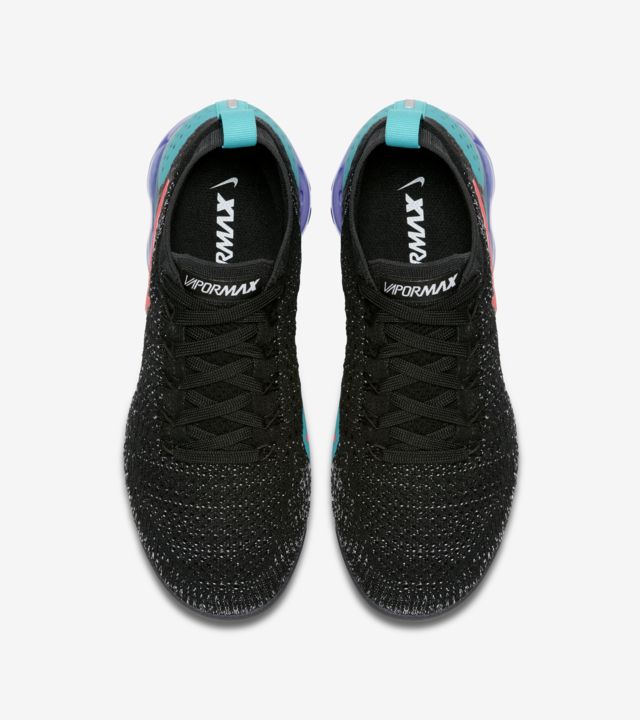 Nike Women's Air Vapormax Flyknit 2.0 'black & Hot Punch' Release Date 