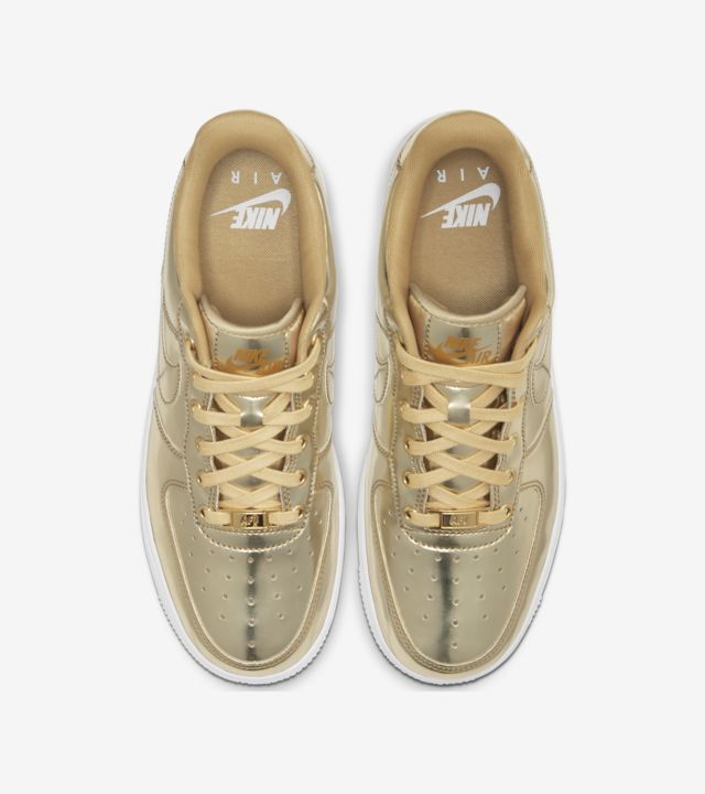 nike air force 1 womens gold