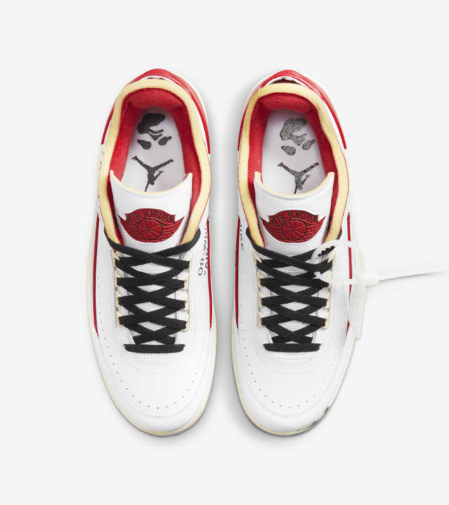 Air Jordan 2 Low x Off-White™ 'White and Varsity Red' (DJ4375-106) Release Date