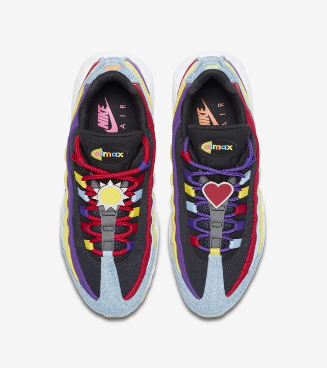 air max 95 red blue yellow