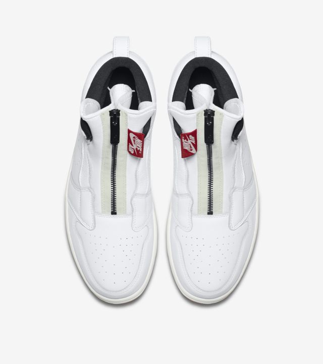 Air Jordan 1 High Zip 'White & University Red' Release Date. Nike SNKRS