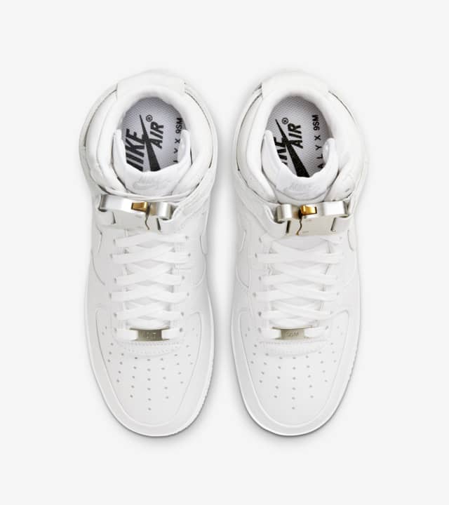 Date de sortie de la Air Force 1 High x ALYX Â« Triple White Â». Nike SNKRS BE