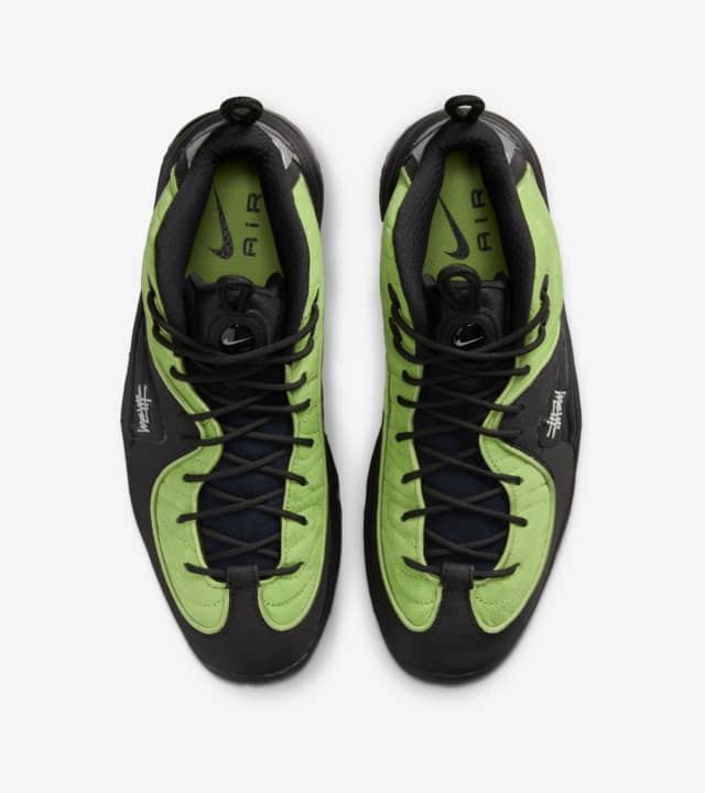 Air Penny 2 x Stüssy 'Vivid Green and Black' (DX6933-300) Release Date ...