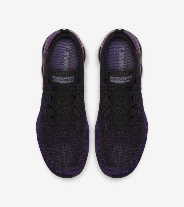 nike vapormax black and purple