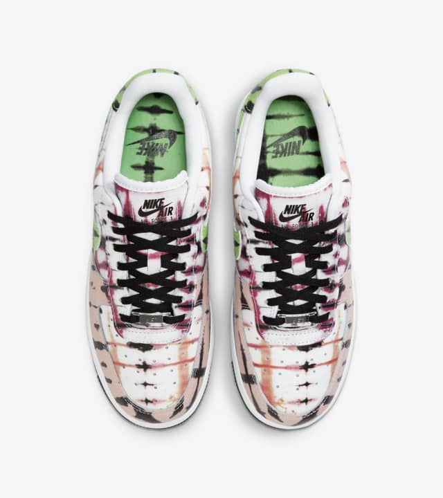 nike air force 1 tie dye black